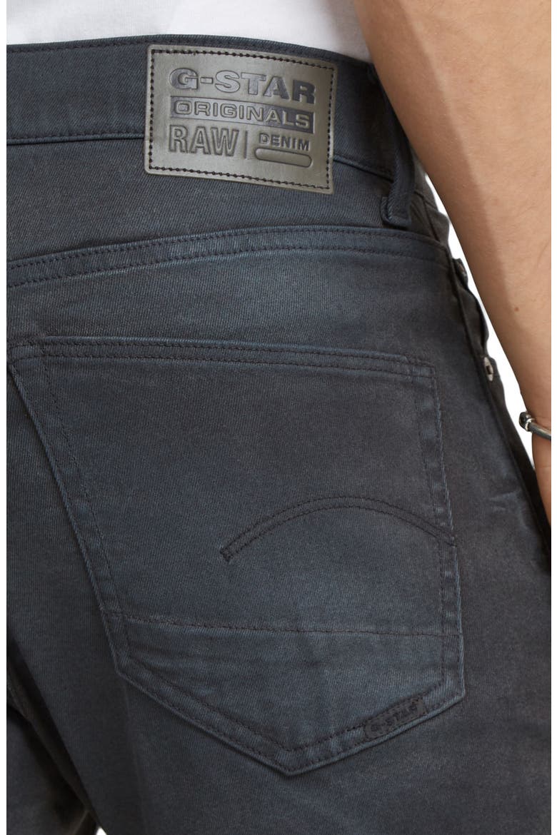 3301 Slim Fit Jeans, Alternate, color, DARK AGED GREY