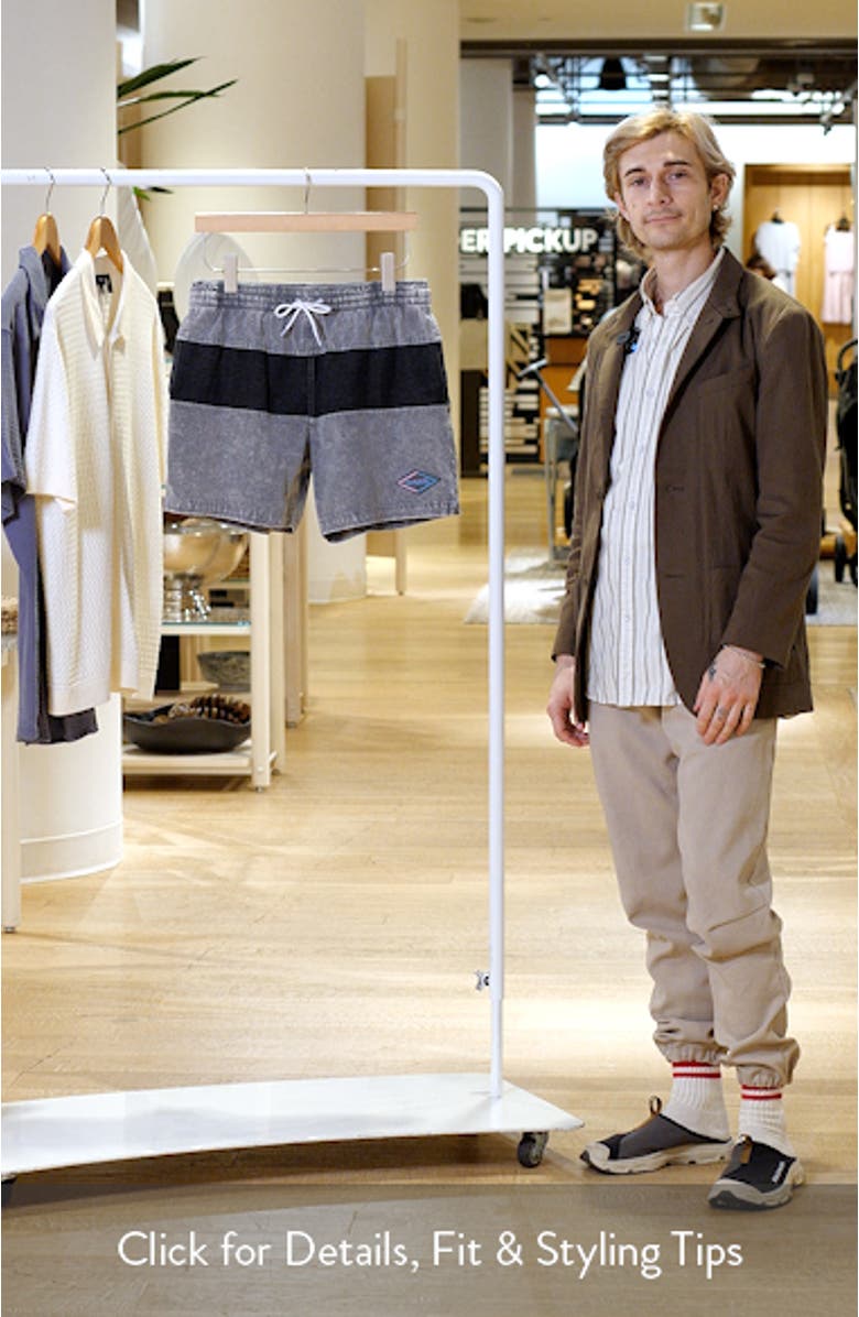 Black & Silvers 5.5-Inch Swim Trunks, sales video thumbnail