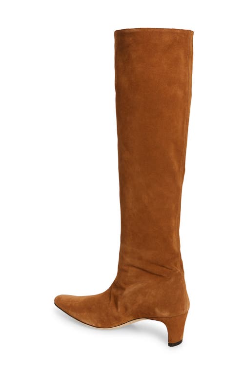 Staud Wally Knee High Boot In Brown