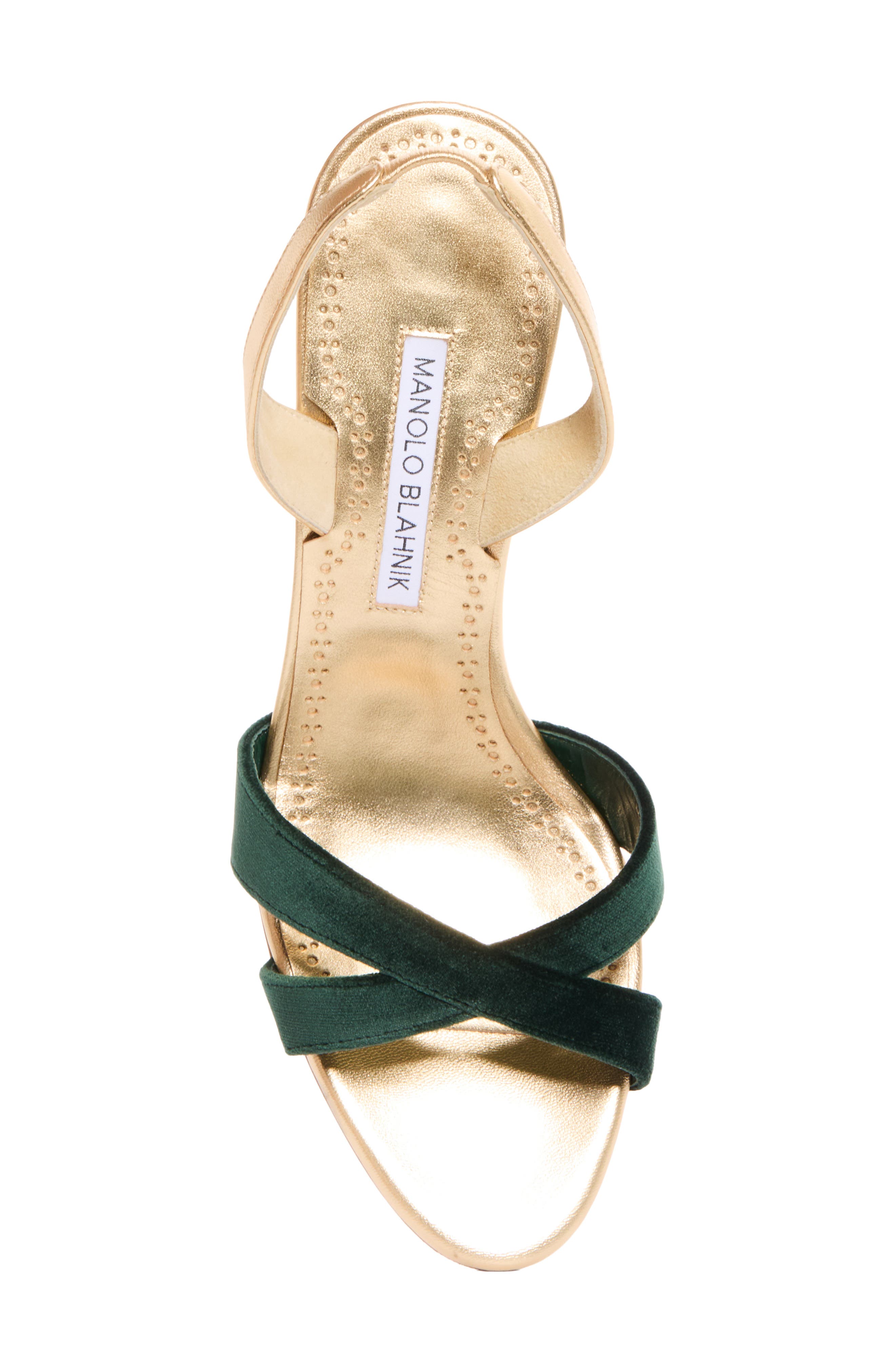 Callydra Slingback Sandal, Alternate, color, DARK GREEN/ GOLD