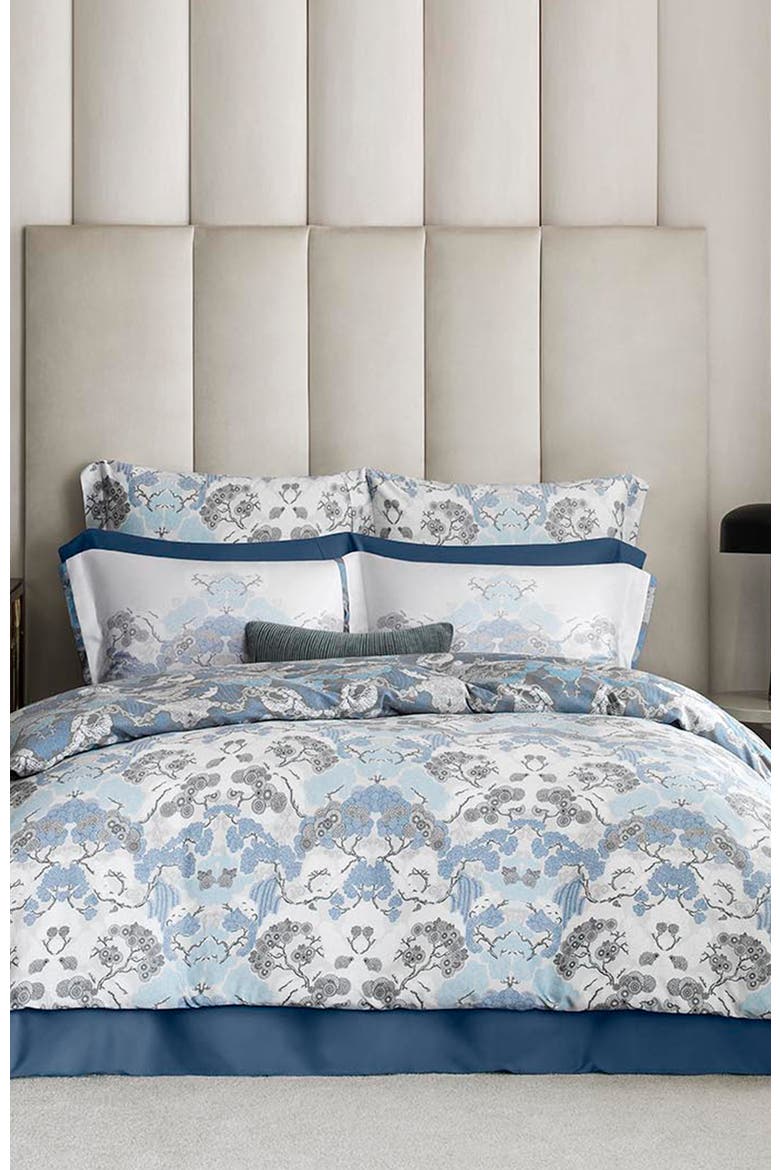 Eriko Duvet Cover, Alternate, color, Blue