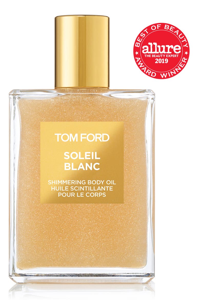 Soleil Blanc Shimmering Body Oil, Alternate, color, GOLD