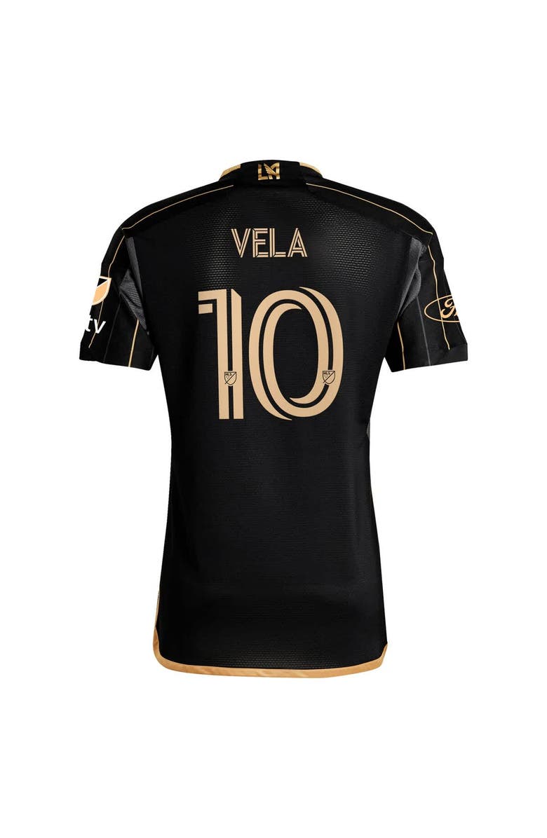 adidas Men's adidas Carlos Vela Black LAFC 2024 Primary Authentic Player Jersey, Alternate, color,