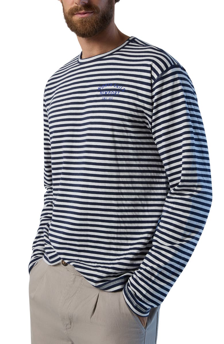 NORTH SAILS Reversible Stripe Long Sleeve T-Shirt, Alternate, color,