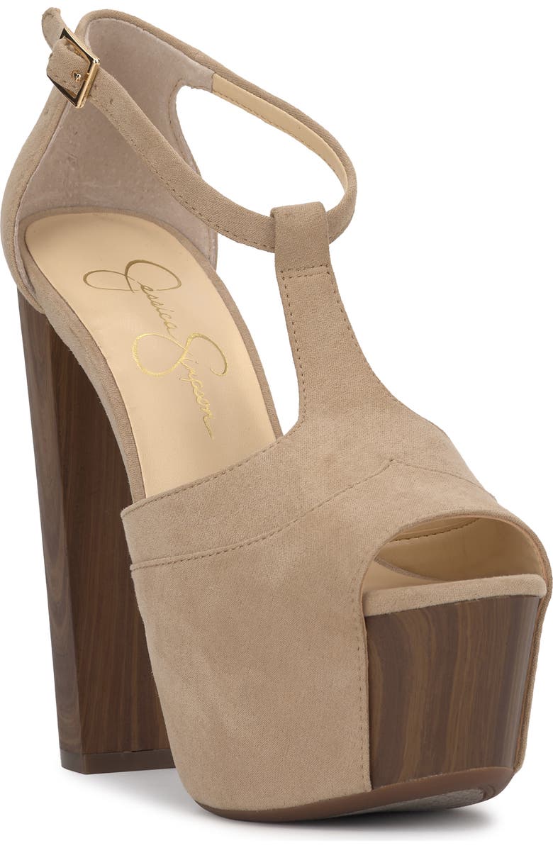 Jessica Simpson 'Dany' Sandal, Main, color, Almond Supmcs