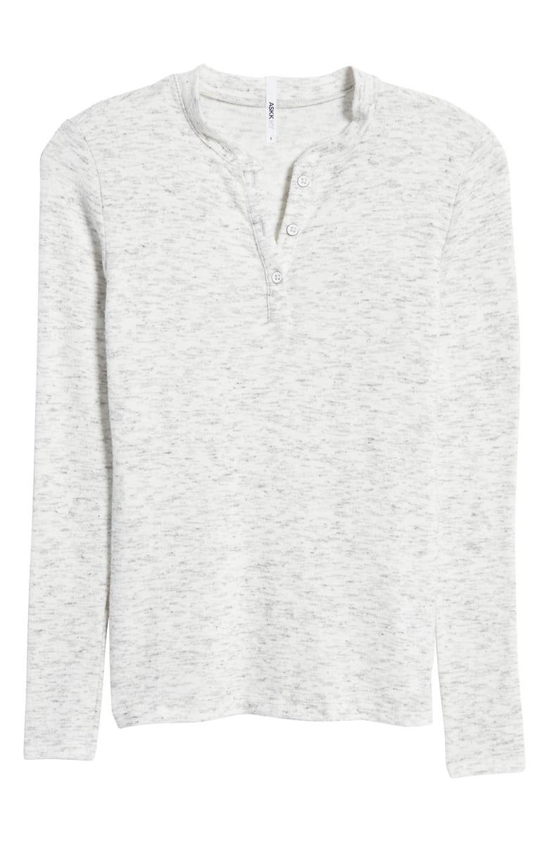 ASKK NY Rib Henley Top, Alternate, color,