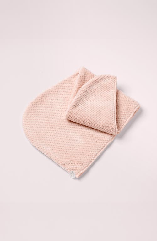 The Hair Edit Smooth & Dry Plush Microfiber Hair Wrap In Transparent