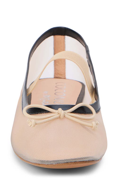 Coconuts By Matisse Bronx Mesh Ballerina Flat In Beige Mesh