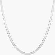 Aurate New York Herringbone Chain Necklace