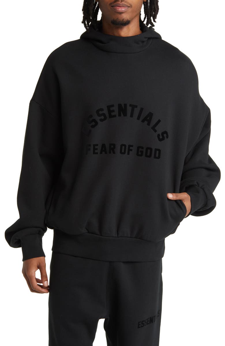 Fear of God Essentials Cotton Blend Hoodie, Main, color, 