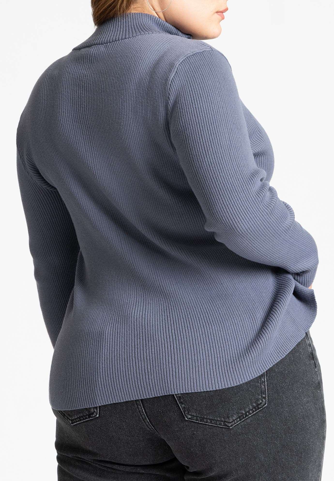 Two Way Zipper Sweater - image 2