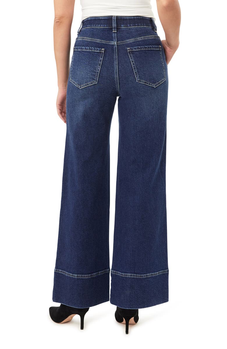 CURVE APPEAL Night in London 31-Inch High Rise Wide Leg Trouser Jeans, Alternate, color, Celeste