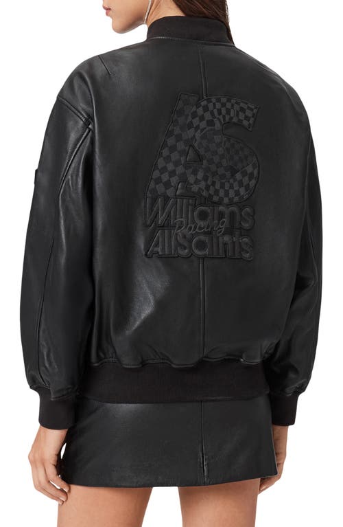 Allsaints Williams X  Belle Bomber Jacket, In Black