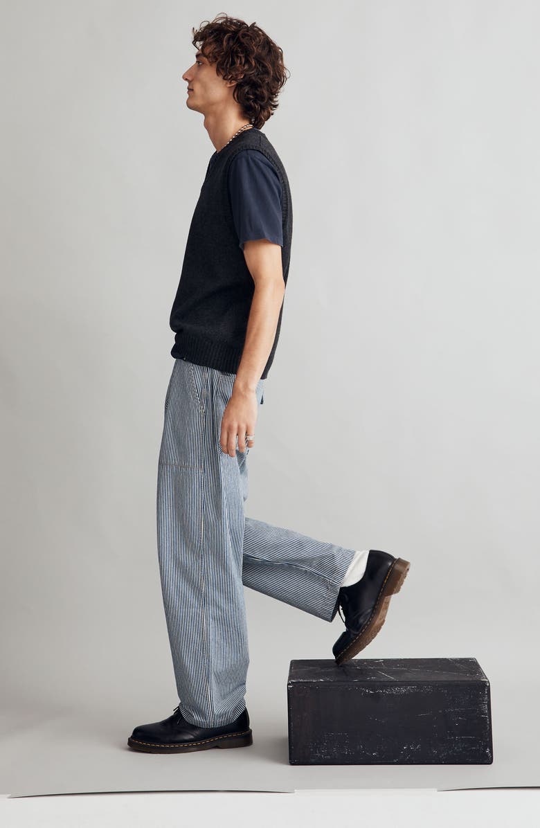 Madewell Baggy Surplus Pants, Alternate, color, Haverford Stripe