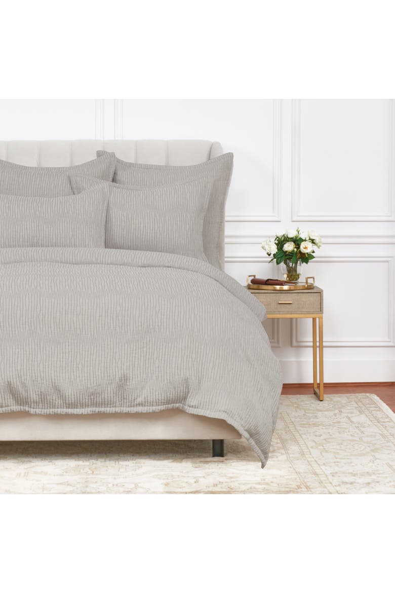 Simone Ash 100% Cotton Queen Bed Duvet Cover, Alternate, color, Gray