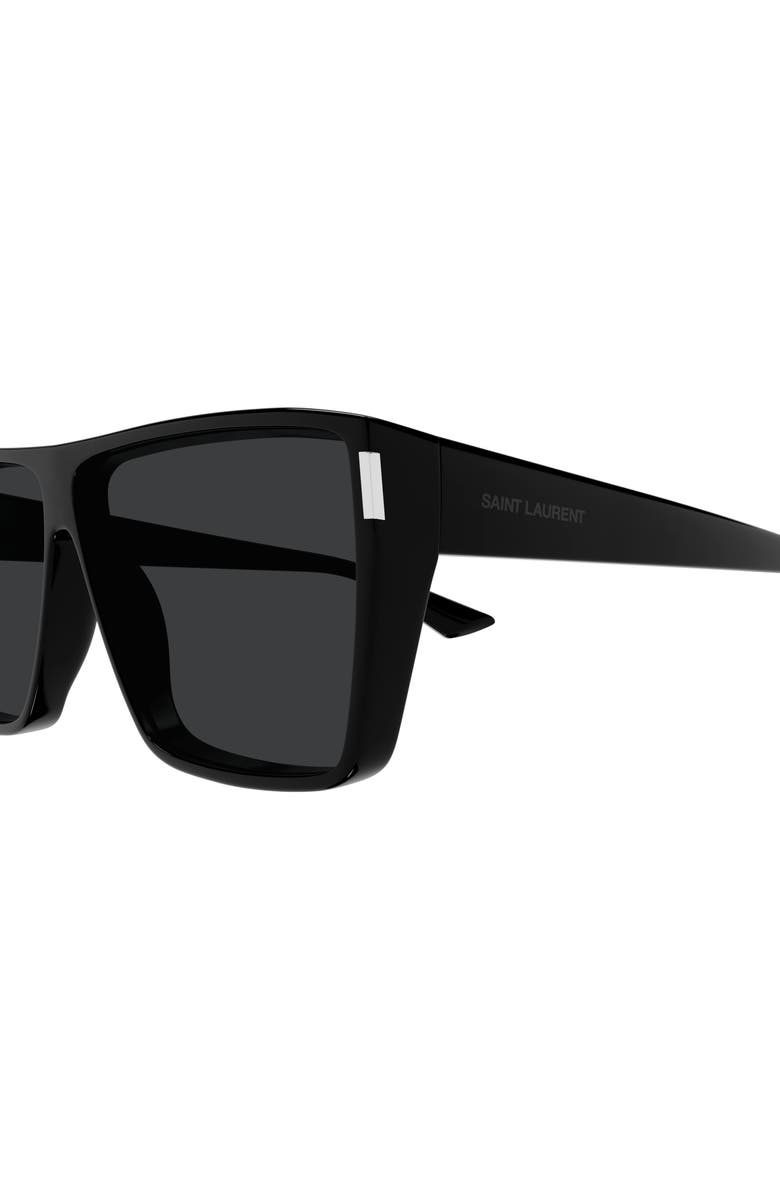 Saint Laurent SL 756 64mm Oversize Rectangular Sunglasses | Nordstrom
