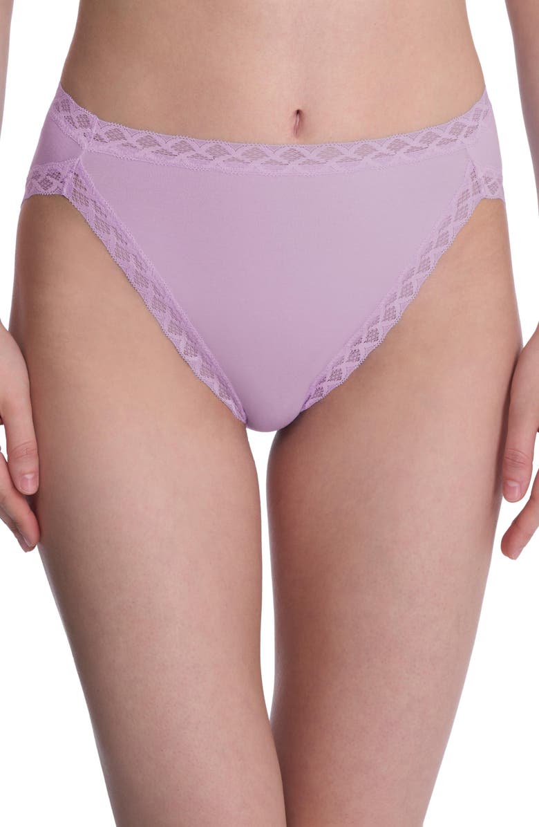 Natori Bliss Cotton French Cut Brief 3-Pack, Alternate, color, Frost Sky/Blue Mst/Violt Tulip