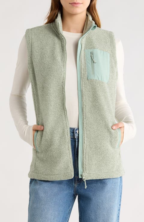 Amara Fleece Knit Zip Vest