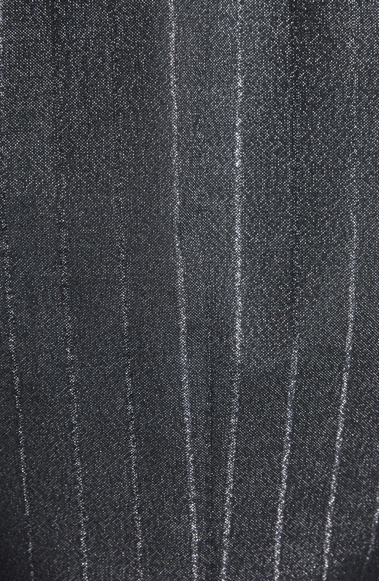 TOM FORD Metallic Stripe Wool Blend Blazer, Alternate, color, Dark Silver