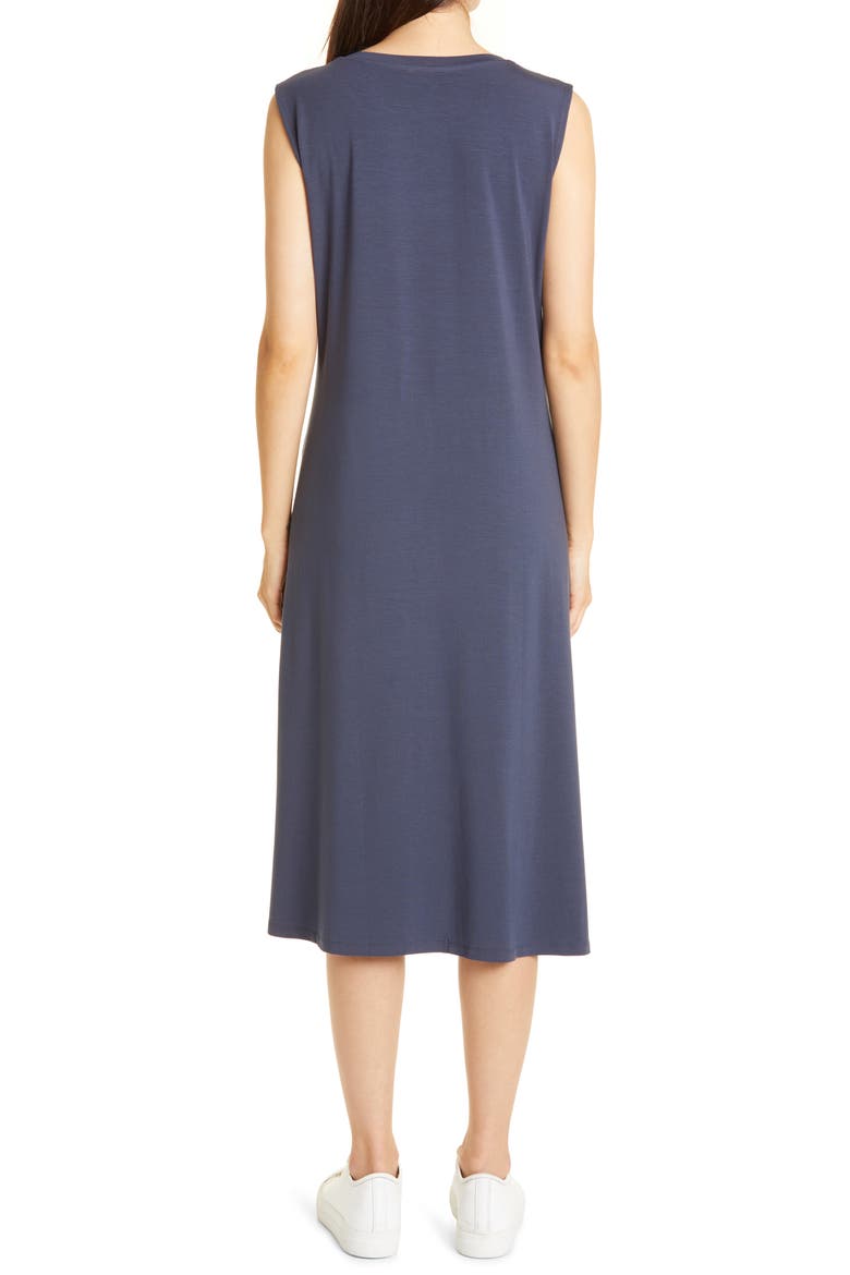 Sleeveless Jersey Shift Dress, Alternate, color, OCEAN