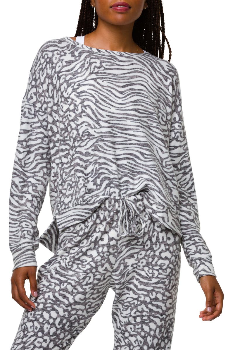 Onzie High/Low Sweatshirt, Main, color, 