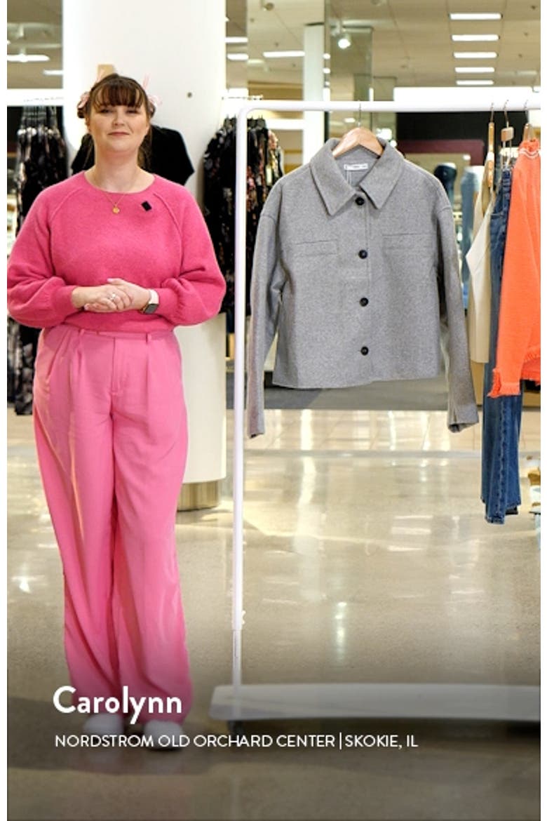 Oversize Boxy Crop Jacket video