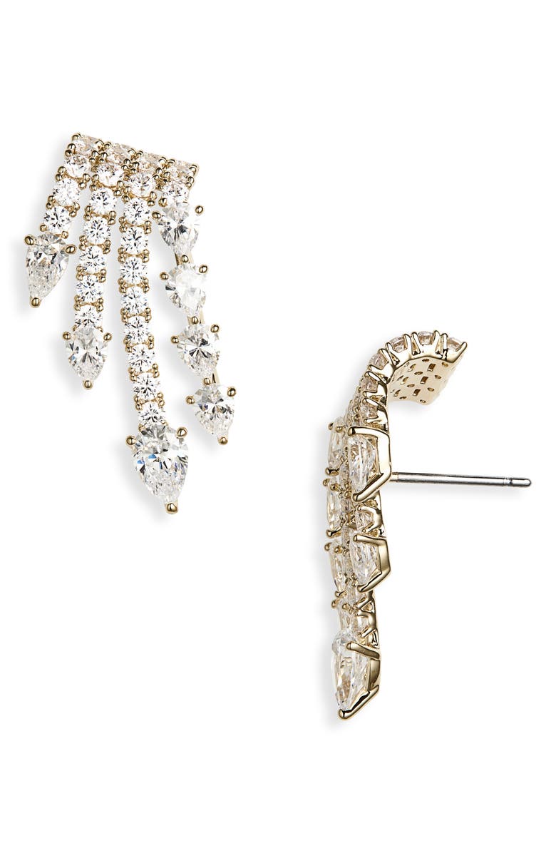 Nadri Waterfall Ear Crawlers, Main, color, Gold