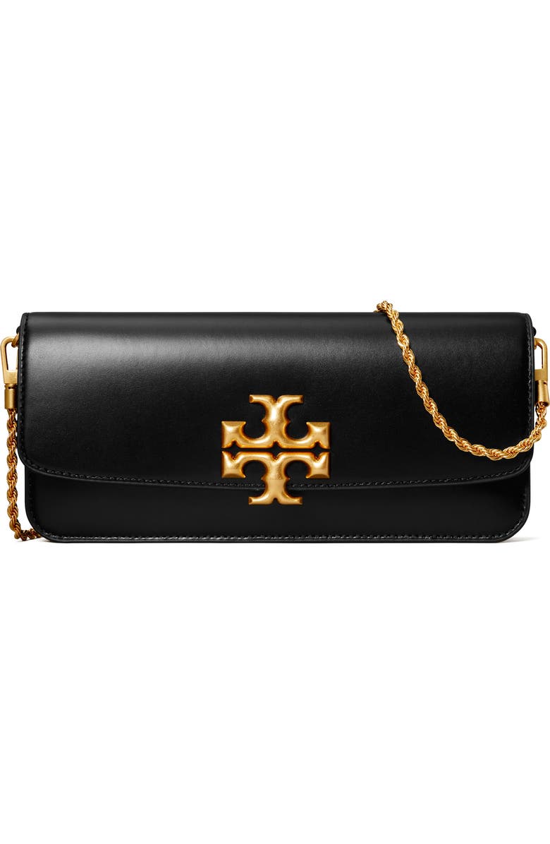 Tory Burch Eleanor Leather Clutch, Main, color,