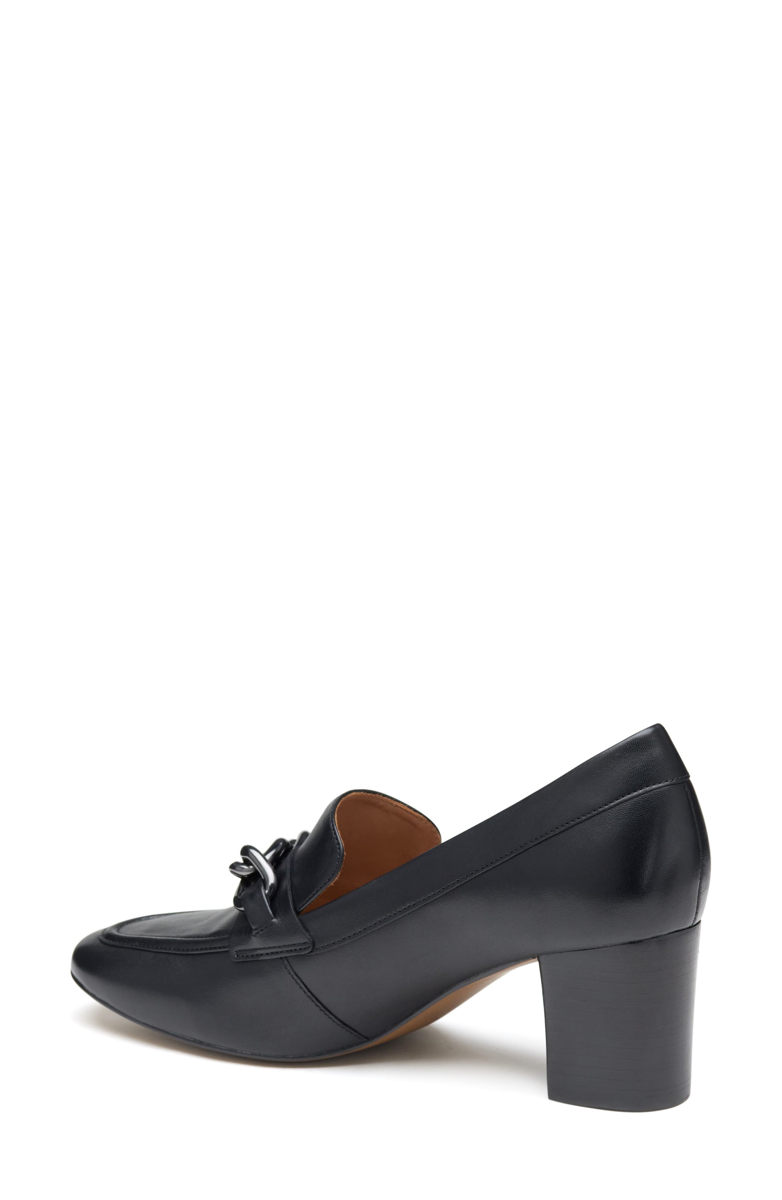 Johnston & Murphy Eleanor Chain Loafer Pump, Alternate, color, 