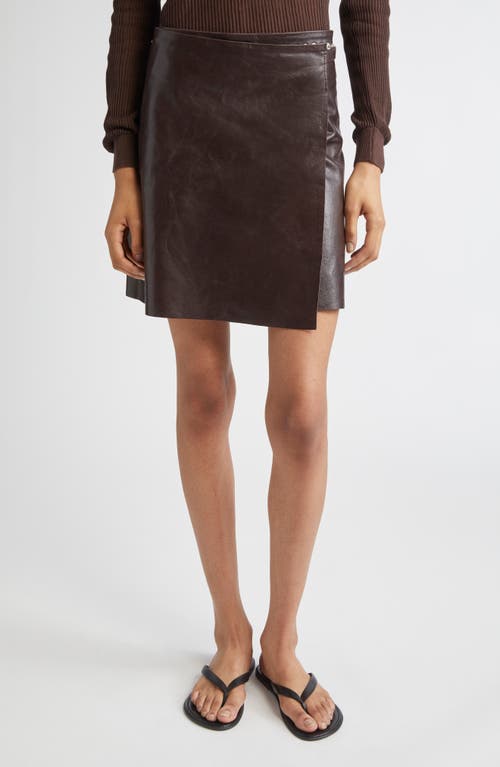 Shop Paloma Wool Sandi Leather Wrap Skirt