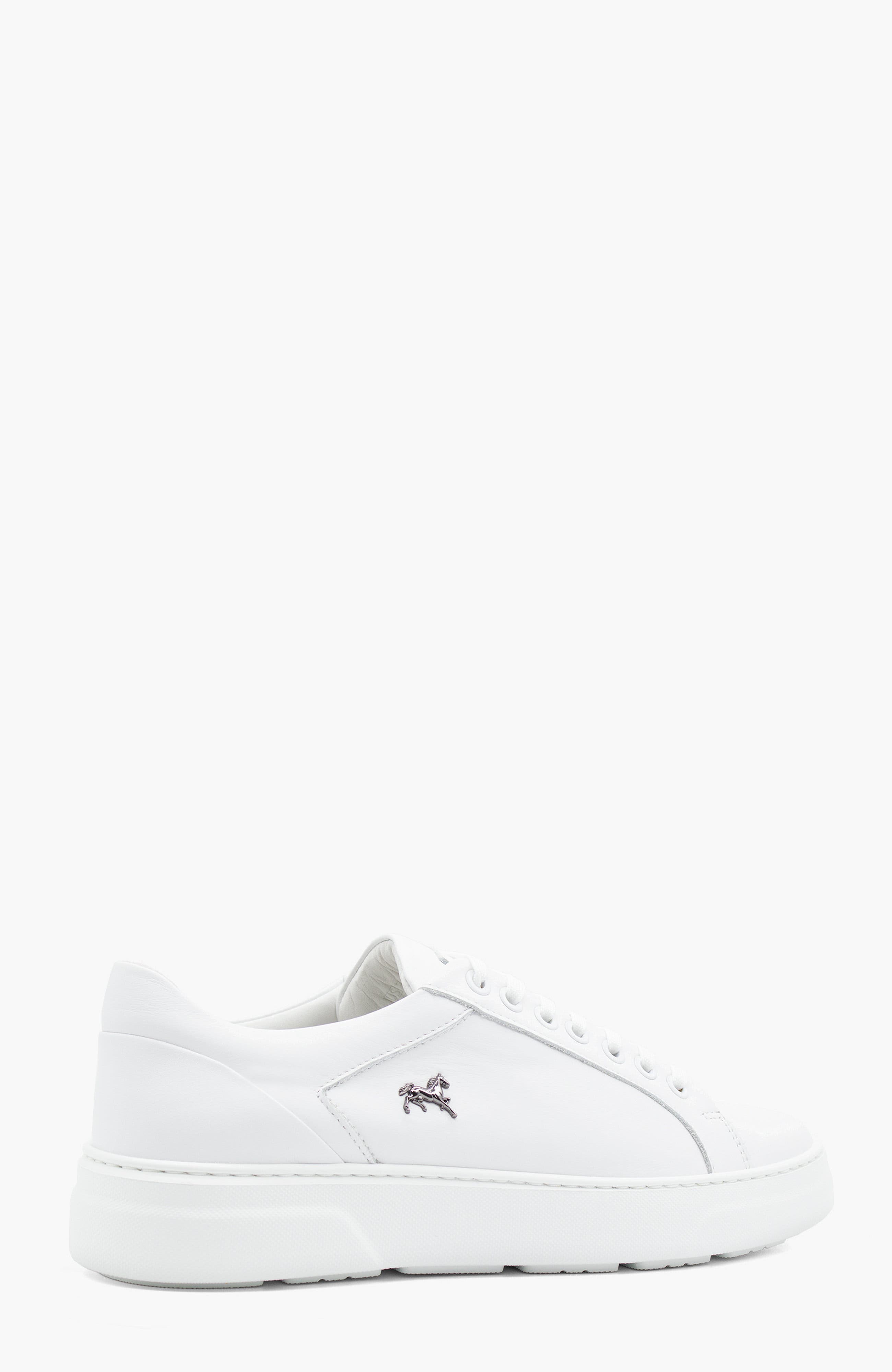 Authentic Leather Sneakers 01, Alternate, color, White