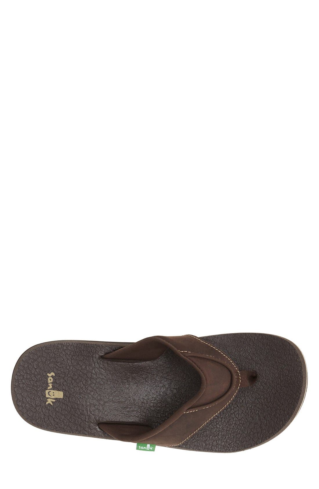 Sanuk 'Beer Cozy Primo' Flip Flop, Alternate, color, 