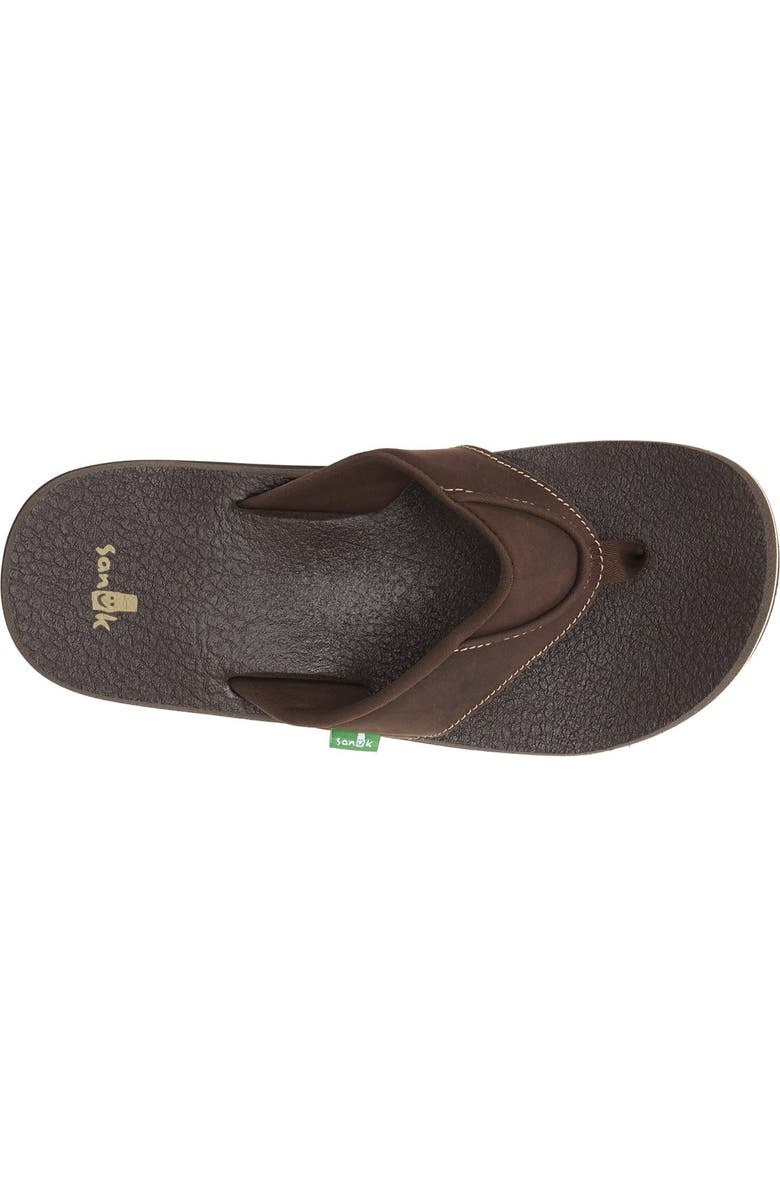 Sanuk 'Beer Cozy Primo' Flip Flop, Alternate, color,