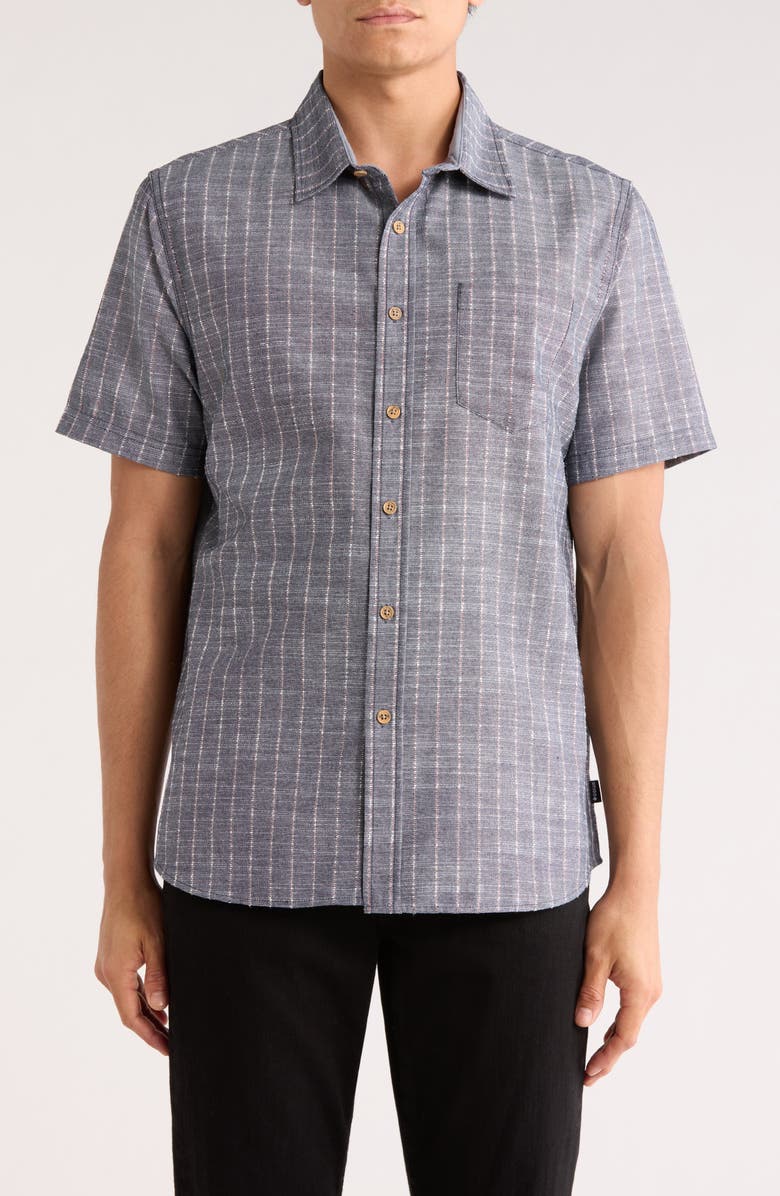 Union Rio Short Sleeve Shirt, Main, color, Indigo