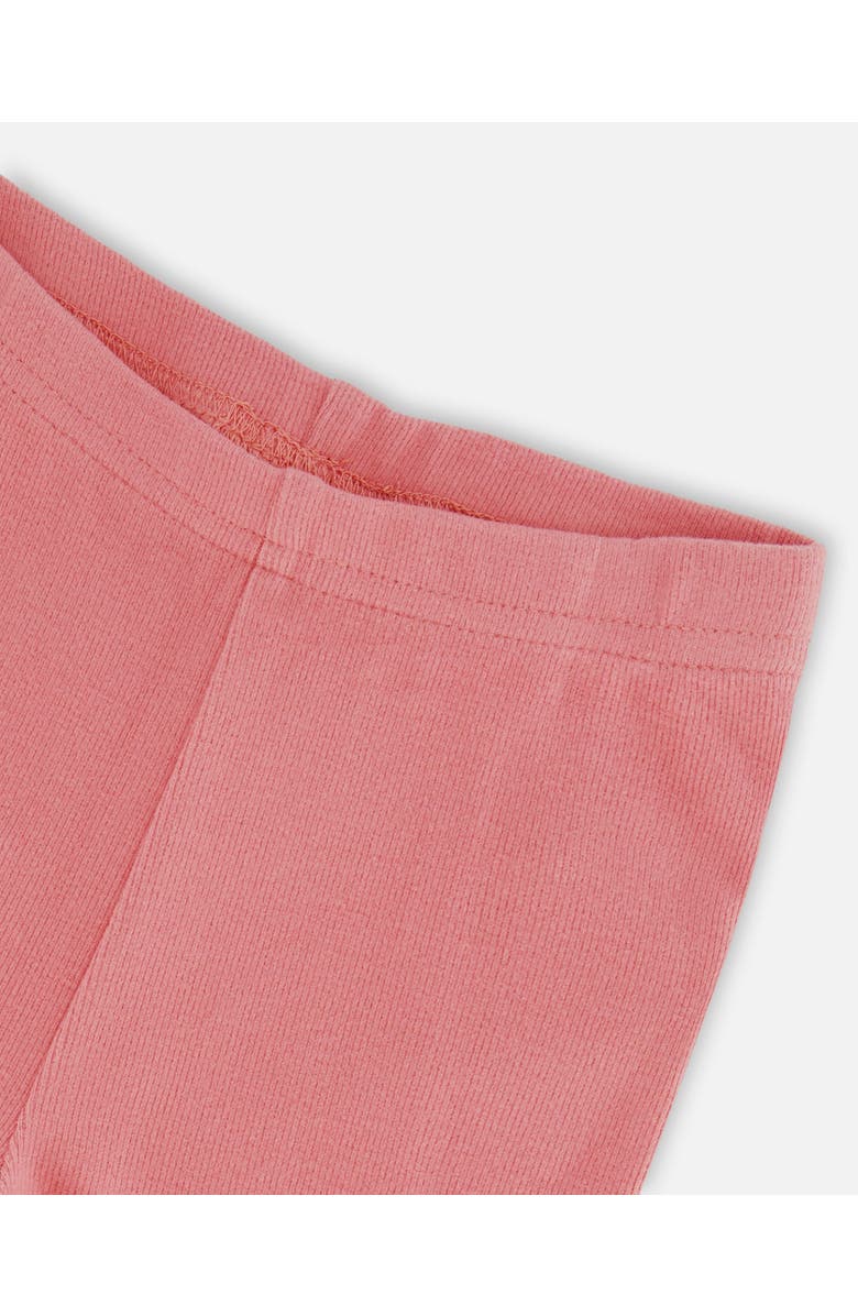 Deux par Deux Girl's Super Soft Brushed Rib Leggings Light Pink, Alternate, color, 