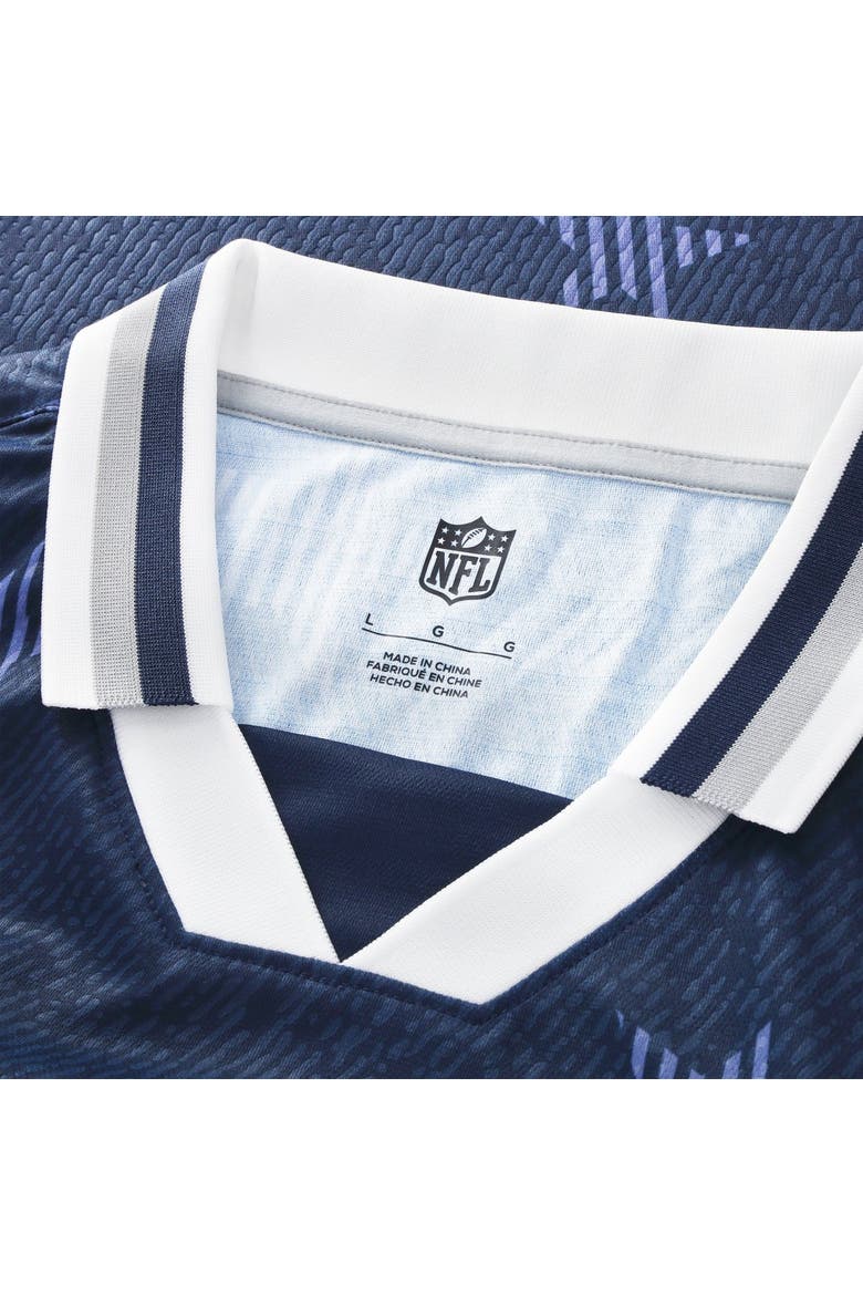 Men's Fanatics Navy Dallas Cowboys Football x Football Collared Fan Top, Alternate, color, Navy