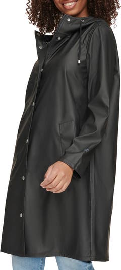 Levi s Water Resistant Hooded Long Rain Jacket Nordstrom