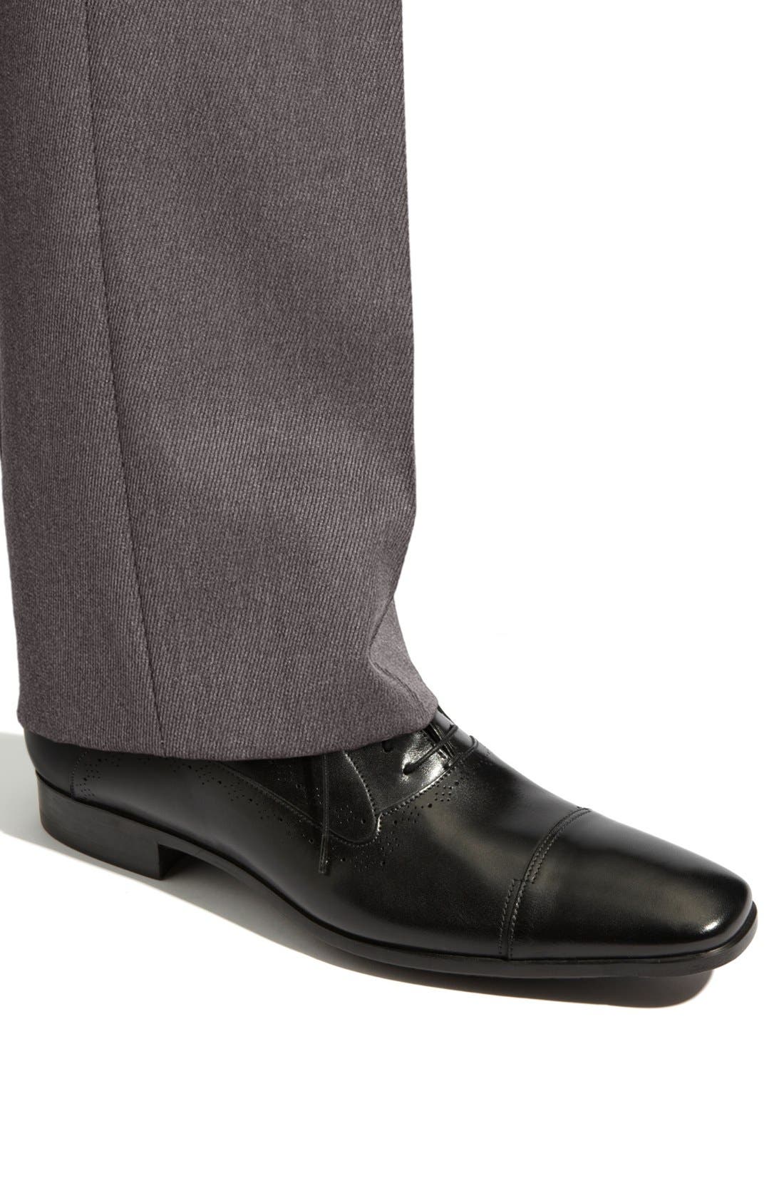 Santoni 'Orrin' Cap Toe Oxford, Alternate, color, 
