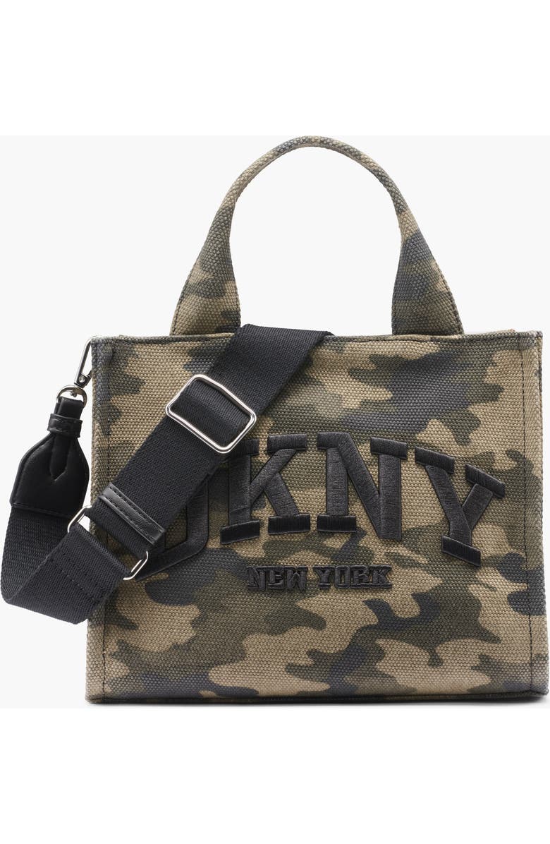 DKNY Hadlee Small Tote, Main, color, Camouflage