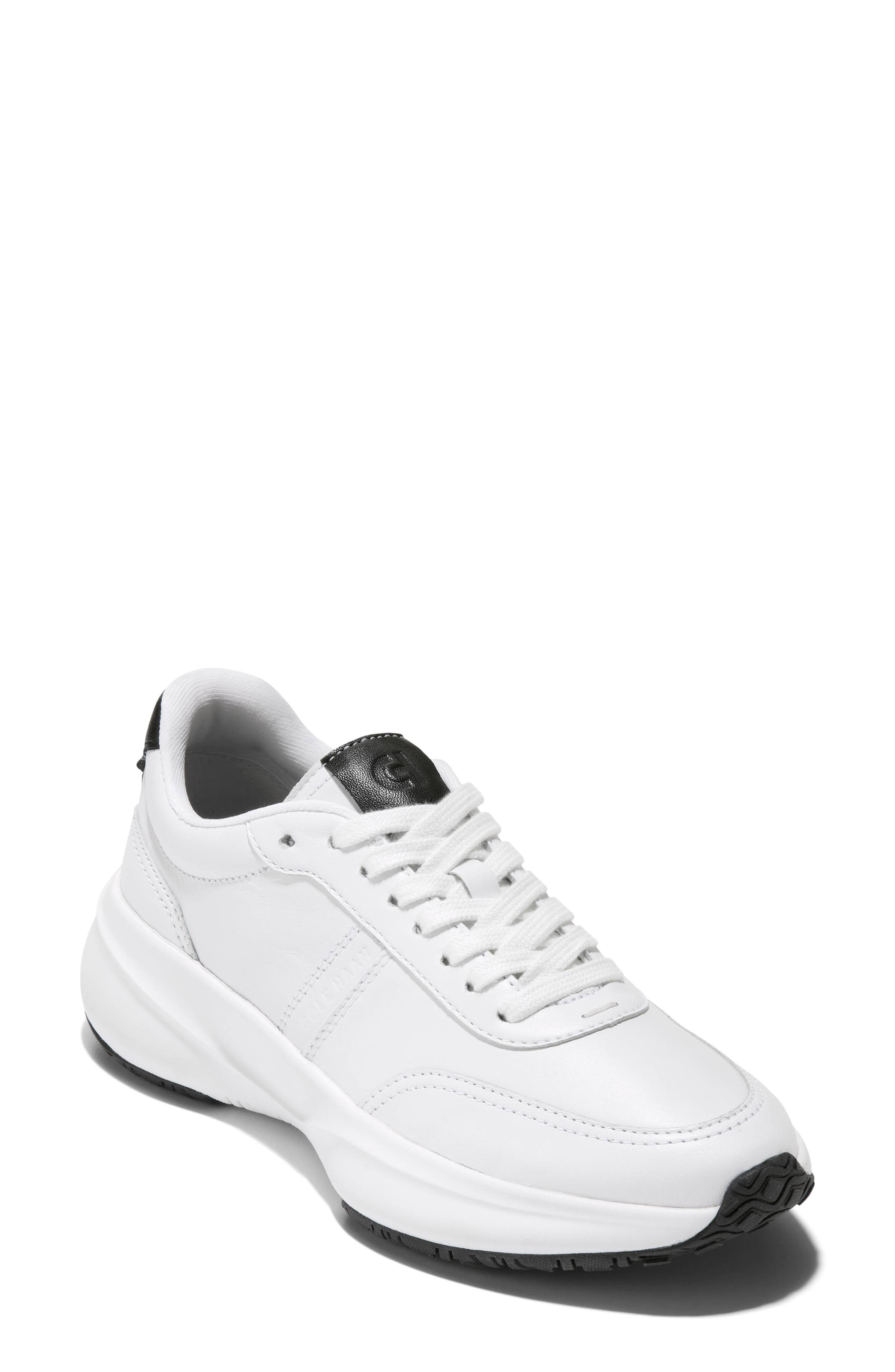 WHITE LEATHER / BLACK LEATHER