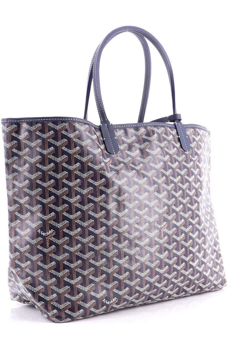 Pre-Owned Goyard Saint Louis Tote Coated Canvas PM, Alternate, color, Blue