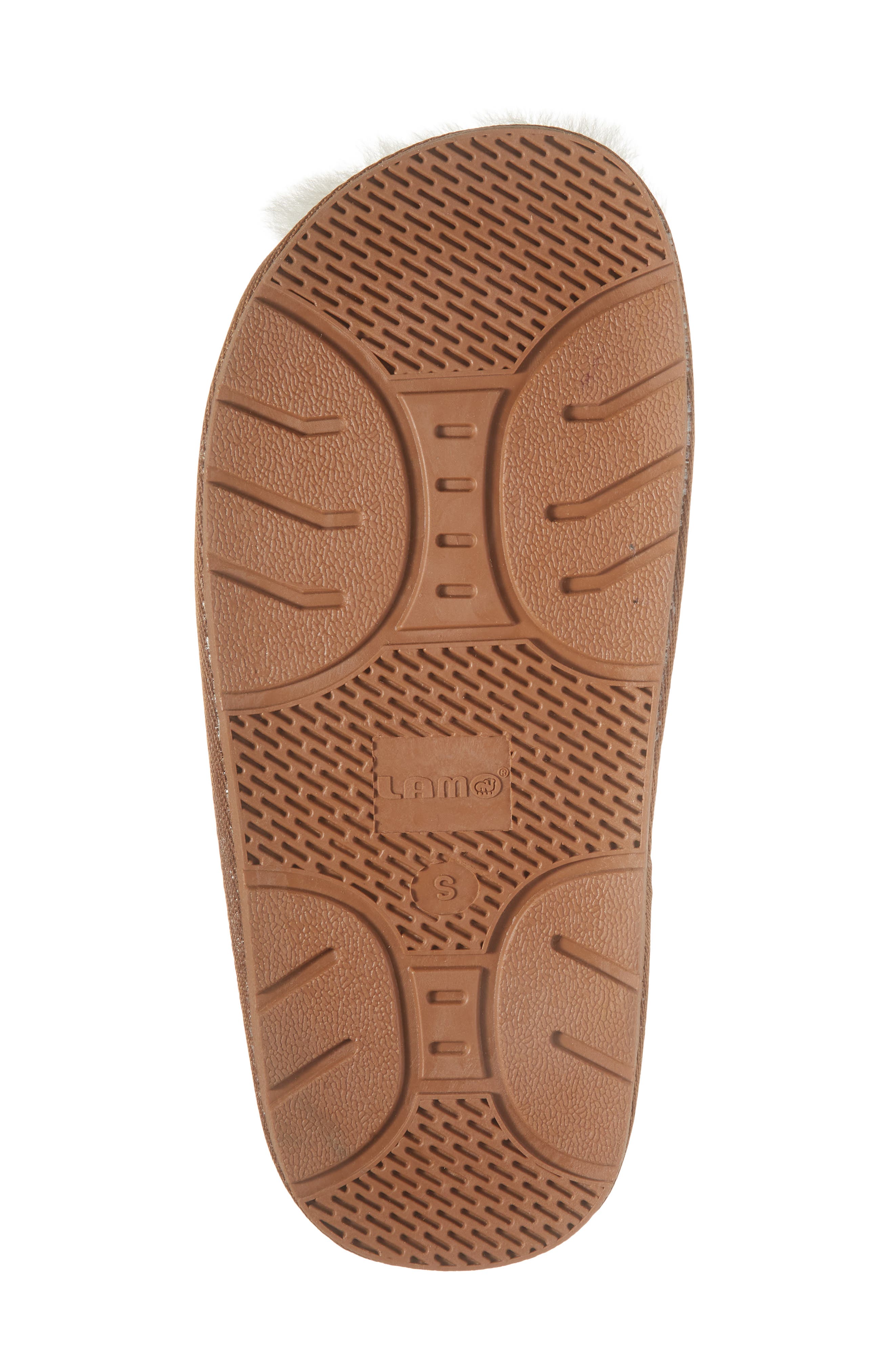 Ladies Wrap Leather Slipper, Alternate, color, CHESTNUT