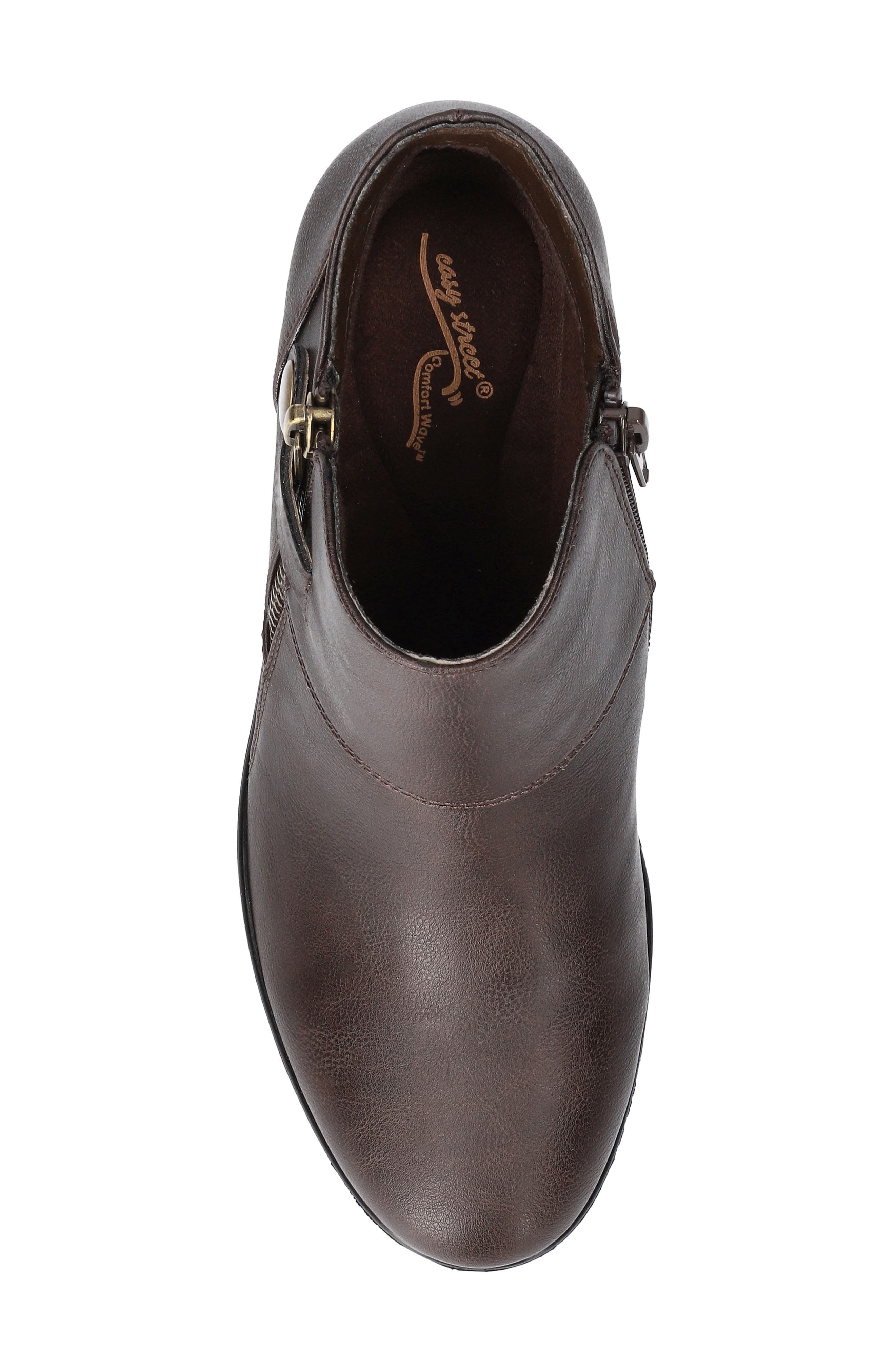 EASY STREET Fritzi Bootie, Alternate, color, Brown