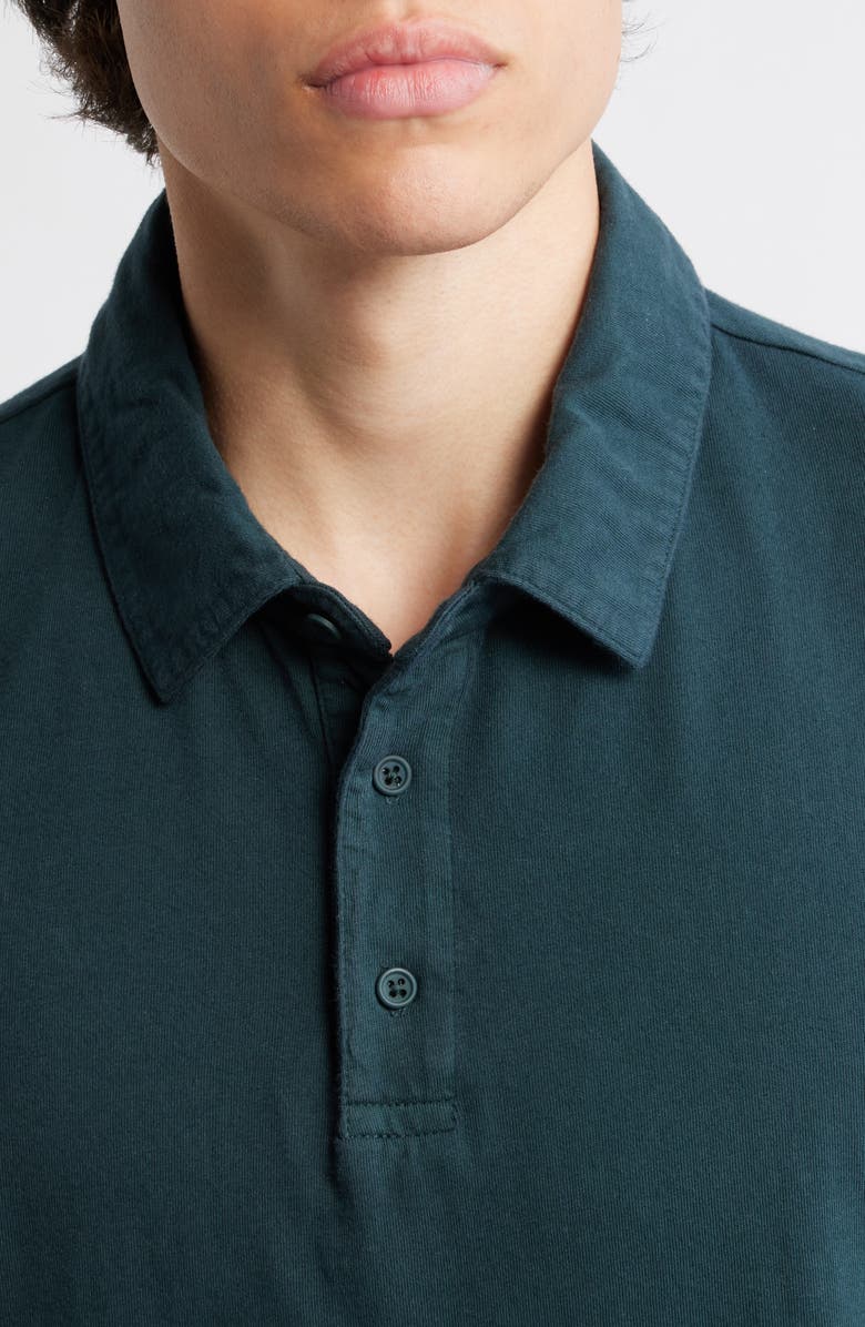 Vince Regular Fit Garment Dyed Cotton Polo, Alternate, color, Washed Seaweed