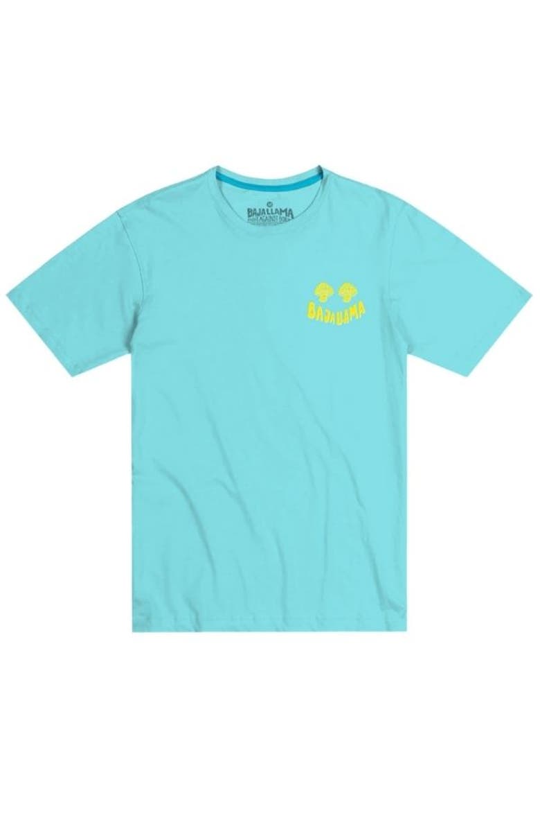 Baja Llama LOSE YOUR MIND - PRIMO GRAPHIC TEE, Alternate, color, Teal