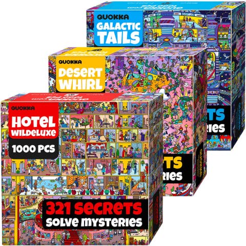 1000-Piece Jigsaw Puzzle Collection for Adults