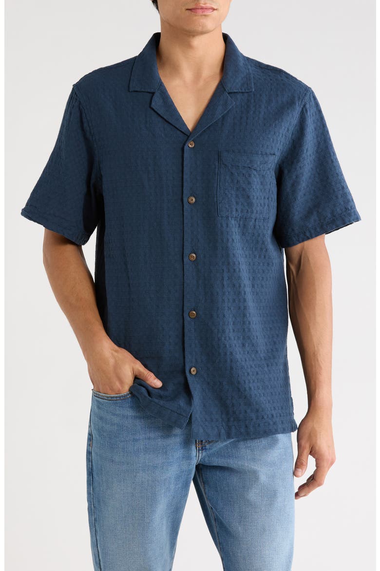 Dobby Cotton Camp Shirt (Men) | Nordstromrack