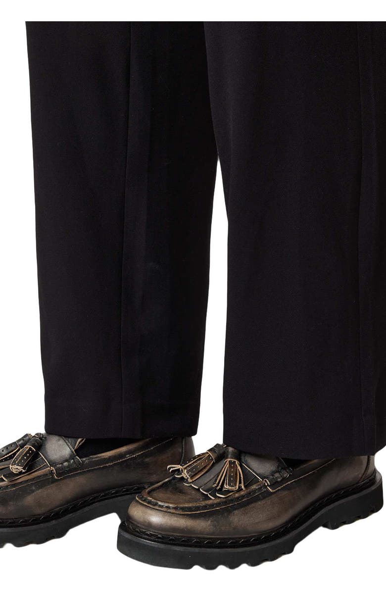 AllSaints Skiff Tassel Loafer, Alternate, color, Washed Black