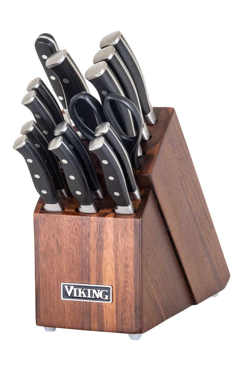Clipper 15-Piece Knife Set, Main, color, NO COLOR