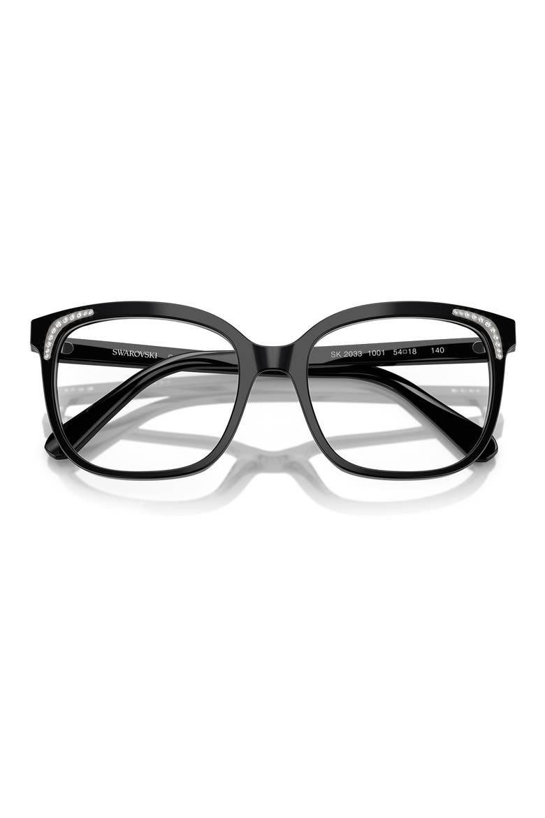 52mm Butterfly Optical Glasses, Alternate, color, BLACK